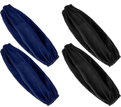 IPNSDON 2 paires de gants chauds imperméables (noir et bleu), gants chauds résistants à l'huile, gants chauds pour la vaisselle, gants chauds de cuisine