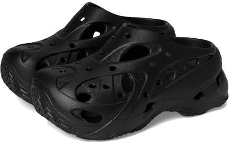 Crocs Womens Caged Clogs Black Men 7 Medium