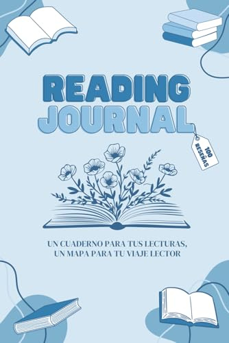 Reading Journal Blue: Cuaderno de lecturas | Diario de lecturas