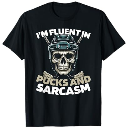 Patinador Equipo Stick - Jugador Hockey sobre Hielo Camiseta