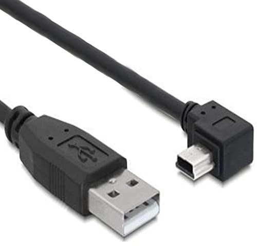 Delock Kabel USB 2.0-A Stecker > USB mini-B 5pin Stecker gewinkelt 3m