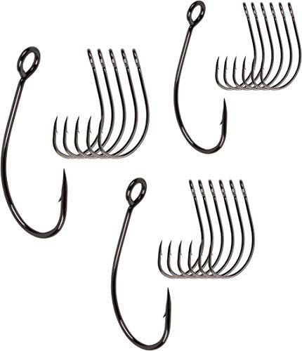 Forellen Haken für Spoons und Spinner mit großem Öhr, Größe:Set