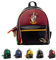 Pyramid International Harry Potter (Gryffindor) modischer Rucksack – luxuriöses Kunstleder, einzigartiges Futter, passendes Reißverschluss-Zubehör, Innen- und Außentaschen, geräumig und ikonisch