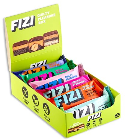 FIZI Schokoriegel - Variety Pack - 10 x 45g - Vegane Riegel Ohne Zucker – Milchfrei Riegel – Glutenfrei Süßigkeiten