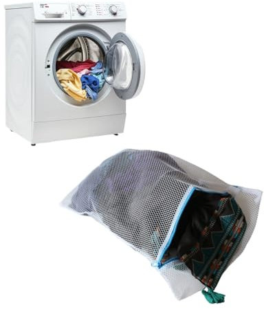 Today - Sacco Salva bucato 47x32 cm - Protezione per Indumenti in Lavatrice, Rete Resistente con Chiusura Sicura, Ideale per Capi Delicati - Made in Italy