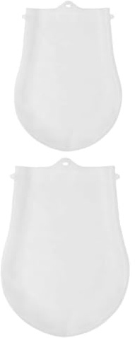 VICASKY 2pcs Silicone Dough Kneading Bag Nonstick White Baking Accessory for Kneading Dough and Marinating Meat for Baking Use