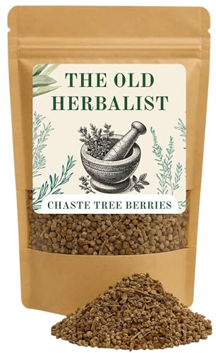 Chaste Tree Berry Tea Loose 50 g – Herbal Vitex Agnus-Castus Infusion for Female Wellness & Balance – 100% Natural, Caffeine-Free Loose Leaf Tea by The Old Herbalist