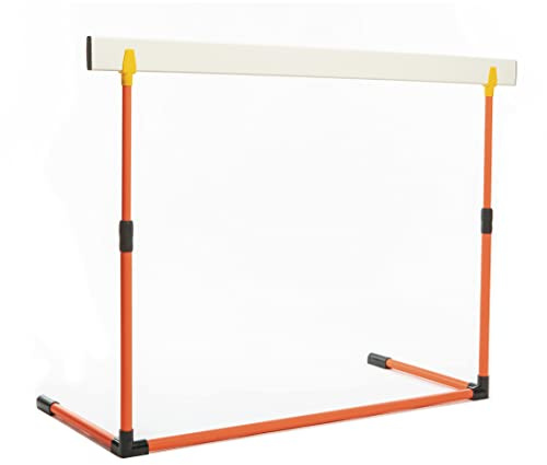 AMAYA SPORT Valla Salto Plástico Desmontable, Valla para Entrenamiento Coordinación de Deporte, Valla de Ejercicio Fitness Ajustable