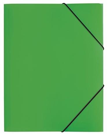 Pagna 21613-05 Gummizugmappe A4, 3 Einschlagklappen, grün