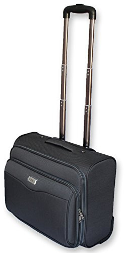 Ormi/Lumi Valigia Piccolo Leggero Pilota Business in Poliestere 42x25x35, 30 Litri 2 Ruote, Con Tasca PC, Pilota Bagagli a Mano, grigio, Small, Valigia