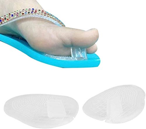 Pedimend™ 3 Pairs Insoles for Toe Post Sandals | Flip Flop Toe Thong Protectors Pads | Gel Toe Posts Cushion for Sandals | Toe Guards Cushions - Forefoot Insoles Pads - Re-Usable Metatarsal Cushions
