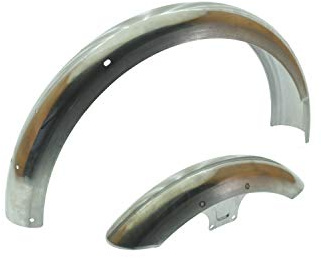 Ost2rad S50/S51 Schutzbleche SPORT, Blank, Schwarz, Stahl, Vorder- und Hinterrad, Motorrad