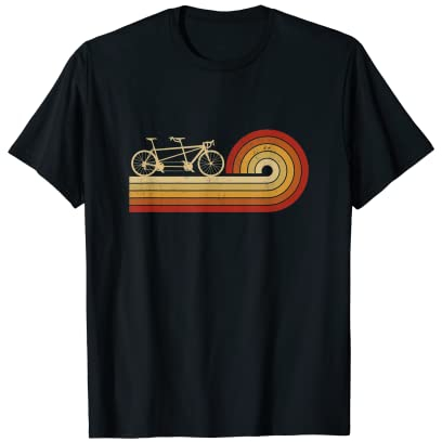 Tandem-Fahrrad für Zweipersonen-Fahrrad T-Shirt