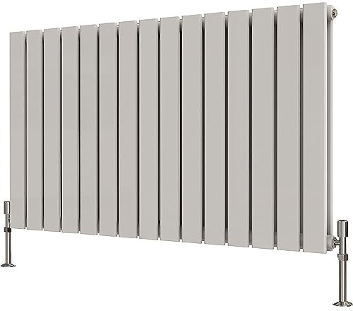 Radbliss Horizontal Flat Panel Radiator 600x1020mm White Double Design RAD Central Heating