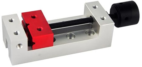 JISADER Mini taladro de banco para mesa, tornillo de banco para máquina de grabado, escultura, artesanía, herramienta de cama de tallado, herramienta de, 50 milímetros