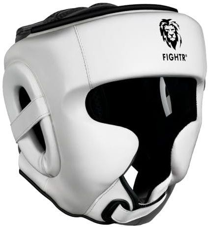 FIGHTR MMA huvudskydd med bästa passform för maximalt skydd | boxhjälm för sparring | Justerbar storlek för boxning, MMA, Muay Thai, kickboxning och kampsport