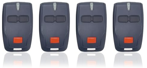 BOULESENM 4PCS Mando Garaje para Garaje BFT Mitto 2,433.92MHz para Puertas Automáticas,Rolling Code,Mandos Puerta Garajes Universal Compatible con Ghibli, Kleio, TRC 2, RCB04,Mando Garaje Clonador