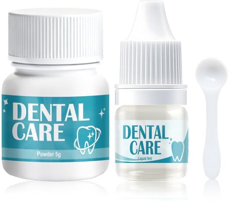 Cemento Dentale Definitivo, Colla per Denti, Cemento Dentale Fissa Ponti, Capsule Dentali e Denti a Perno