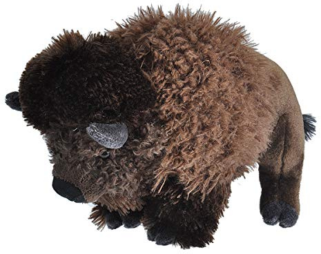 Wild Republic 10922 Republic Plüsch Bison, Cuddlekins Kuscheltier, Plüschtier, 30cm
