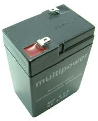 MULTIPOWER BLEI GEL AKKU BATTERIE 6V / 4,5Ah