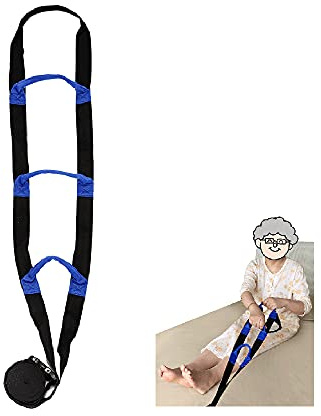 NEPPT Bed Ladder Assist - Pull Up Bed Rope Ladder Beds Rails Assist Strap for Elderly and Seniors Bedridden Patients Lifting Assistance with Handle Adjustable Sit Up Helper Safety Bedside Hand Grips