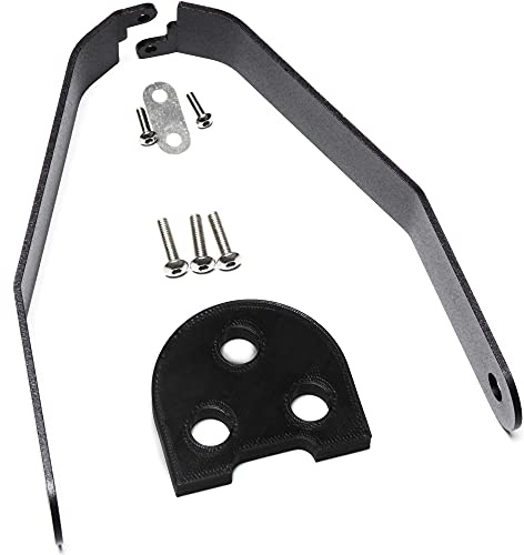Vestigia® - Support Garde-Boue arrière pour Trottinette électrique Xiaomi M365 et Pro, Kit Pneu 8,5 et 10 Pouces, Renfort Garde Boue Aluminium et ABS, Accessoire pour Scooter Noir