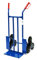 Sackkarre für Treppen, 250 kg 108x53x55 cm, blau (Transportkarre Stapelkarre Handkarre, Umzugskarre, leichte Sackkarre aus Stahl klappbar für Umzug)