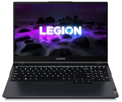 Lenovo Legion 5 Gen 6 - Ordenador Portátil Gaming 15.6 FHD 120Hz (AMD Ryzen 5 5600H, 8GB RAM, 512GB SSD, NVIDIA GeForce RTX 3060-6GB, WiFi 6, Windows 11 Home) Azul/Negro - Teclado QWERTY Portugués