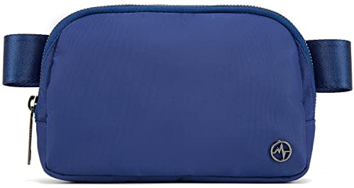 Pander midjeväska överallt bältesväska, magväska crossbody väskor för kvinnor designer, Blå perenn, En storlek, Bältesväskor överallt
