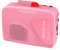 Cassette Player Tape Recorders AM/FM Radio, Portable Walkmaner with Built-in Speakers Voice Activated Recording Systems– T201 (Pink)