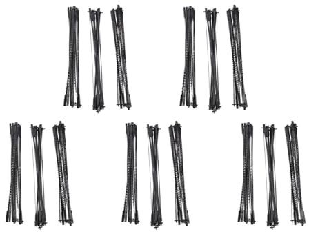 Jnchdghwa 180Pcs Scroll Saw Blades 127mm Carbon Steel Fretsaw Blades with Pin 15/18/24 Teeth Standard Fine Cut Saw Blades