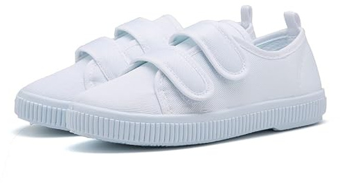 Generisch Baskets respirantes pour – Chaussures d'apprentissage légères avec chaussures de gymnastique polyvalentes pour les chaussures de danse d'intérieur actives blanches en tailles 22-41