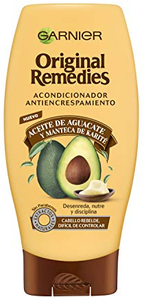 Garnier Original Remedies Avocado Oil and Shea Butter Conditioner for rebellious and frizzy hair 250 ml