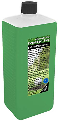 GREEN24 Rasen-Dünger Kalium Nachfüllpack XL 1 Liter für Rasen-Dünger Set Rasendünger flüssig für perfekten Rasen (Nachfüllpackung Kalium XL 1 Liter)