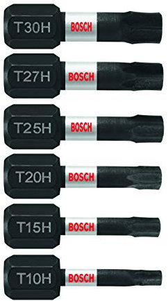 Bosch ITTHV106 st. Impact tuff 1 in. Torx-skruvmejsel bit set