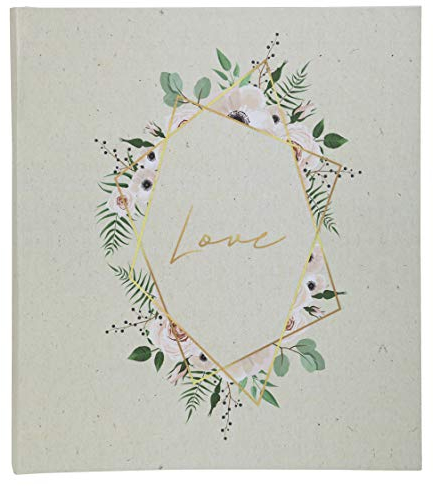 Exacompta 16118E Champêtre, 1 Album Libro Fotografico 29x32cm Per 300 Foto, 60 Pagine Bianche Con Divisori In Pergamena, Copertina Rigida In Carta Stampata Di Alta Qualità