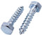 SKIR'CO (25 piezas) Tornillos de madera DIN 571 de acero galvanizado con cabeza hexagonal M10 x 55 mm, tornillos de coach, tornillos hexagonales, tornillos de retardo