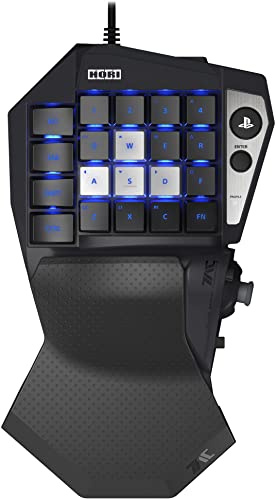 HORI T.A.C. Tactical Assault Commander für PlayStation 5, PlayStation 4 und PC - Mechanische Gaming-Tastatur für PS5 / PS4 / PC - Programmierbar - FPS-Spiele und mehr - Offiziell Sony Lizenziert
