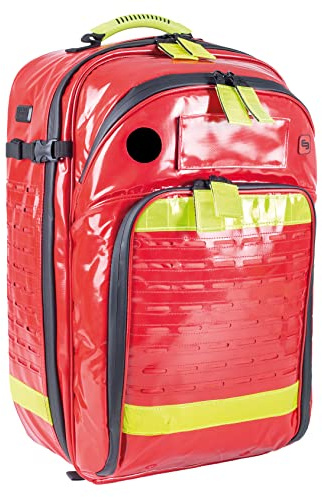ELITE BAGS EB PARAMED'S XL Plane, Large Emergency Backpack (Red)