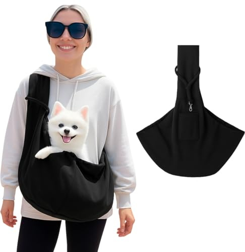 EIHI 1 Pièce Transportin Perro Pequeño, Bolso de Hombro para Mascotas, 15Kg Bolso de Viaje para Perro Gato, Bolsa Transporte Ajustable para Perros
