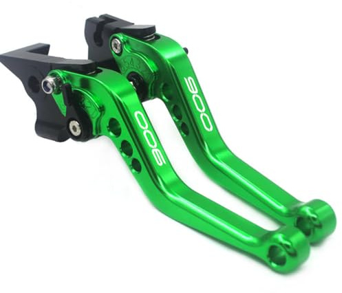 CCYYMOWOK Leva freno e frizione per moto accessori per kawasaki Z900 Z 900 2025 2026 Ultimi modelli con comando regolabile Z900 2025 Accessori Set leve frizione e freno (Verde)