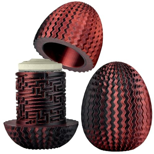 Mystery Egg Puzzle Box, Mystery Box for Cash, Money Puzzle Box 3D Annoying Gift Box with Maze Game Hidden Compartment forAdults & Kids, Birthdays, Christmas, Easter