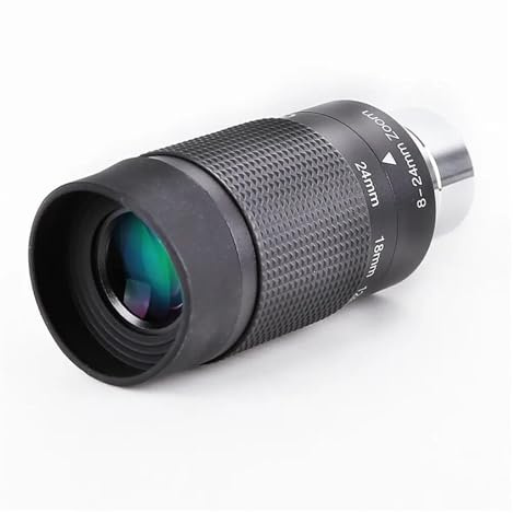 Telescope Eyepiece, Ocular del telescopio con Zoom de 8-24 mm (1,25 ) ，Parts