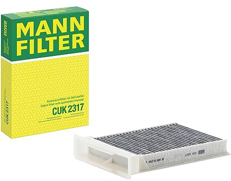 MANN-FILTER CUK 2317 Filtro aria cabina - Filtro Antipolline con Carbonio attivato - per Autovetture + veicoli commeriali
