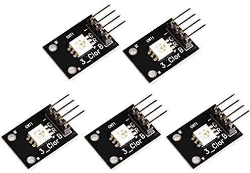 DollaTek 5pcs/Lot Keyes KY-009 3 Farbe RGB SMD LED Board Modul LED DC 5V für Arduino