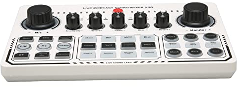 Audiovisuelles und Peripheres Zubehör, Soundeffekte Externe USB-Soundkarte mit One-Touch-Stummschaltung für Live-Übertragungen X50 Live-Soundkarte 12 Aufwärmen für