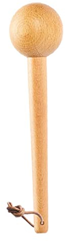 Yililay Baseballhandschuh Hammer, Baseballhandschuh Mallet Holz Baseball Mallet Heavy Wooden Handschuh Mallet für Baseball -Accessoire 31x6,8 cm