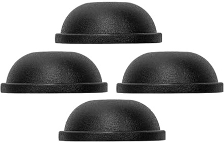 rockible 4x Piedini per Bagagli, Borchie per Bagagli, Piede per Valigia, Piedini Laterali per Bagagli, Borsa, Stile B