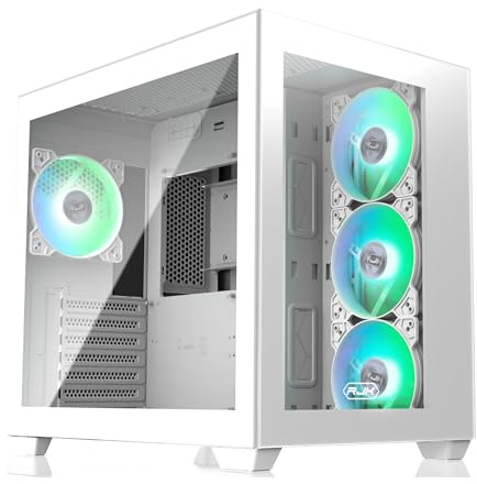 case Raijintek PAEAN C7 TG4 midi tower (weiß), 0R20B00235