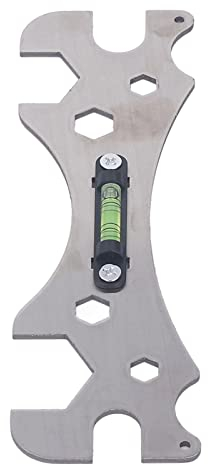 Multifunktionale Schraubenschlüssel-Sets, Wasserwaage, Sanitär-Installationswerkzeug, Universeller Multifunktionaler Badezimmerschlüssel mit Integrierter Wasserwaage,